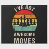 Ik heb Geweldige Moves Chess Player Cadeaupapier (Vlak)