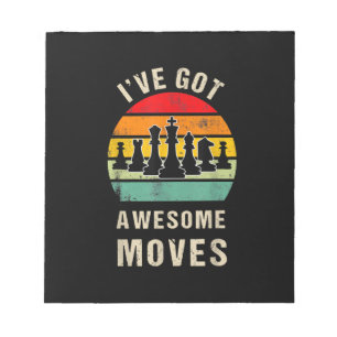 Ik heb Geweldige Moves Chess Player Notitieblok