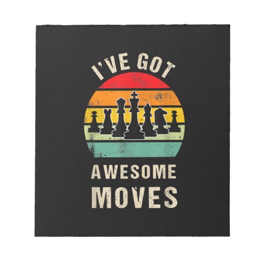 Ik heb Geweldige Moves Chess Player Notitieblok (Voorkant)