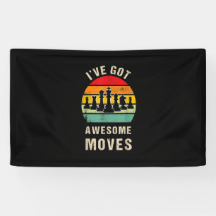 Ik heb Geweldige Moves Chess Player Spandoek