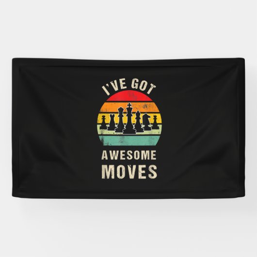 Ik heb Geweldige Moves Chess Player Spandoek (Horizontaal)