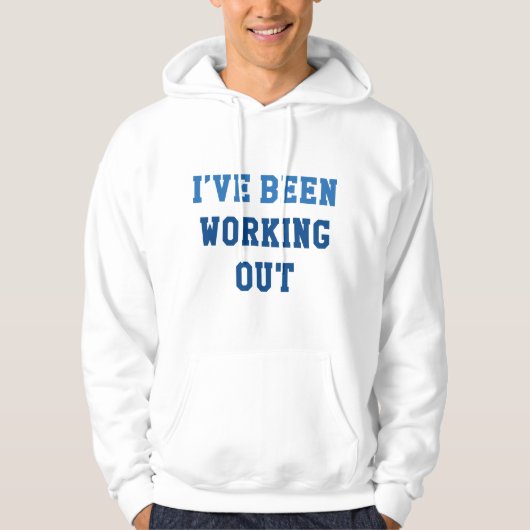 Ik heb gewerkt hoodie (Voorkant)
