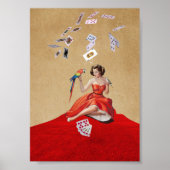 "Ik heb gewonnen, schat" Poster (Voorkant)