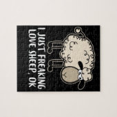 Ik heb gewoon liefdesschapen die dierlijk ritme ma legpuzzel (Horizontaal)