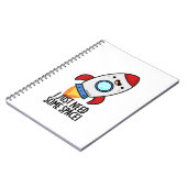 Ik heb gewoon wat ruimte-grappige Rocket Pun nodig Notitieboek (Linkerzijde)