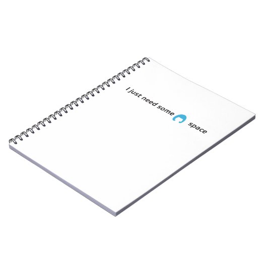 Ik heb gewoon wat ruimtelaptop nodig notitieboek (Linkerzijde)