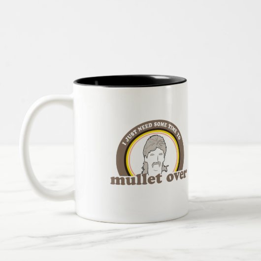 Ik heb gewoon wat tijd nodig om over te gaan tweekleurige koffiemok (Links)