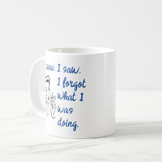 Ik heb gezien dat ik vergeten ben... koffiemok (Voorkant links)