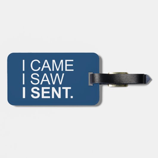 Ik heb gezien dat ik zond bagagelabel (Achterkant horizontaal)