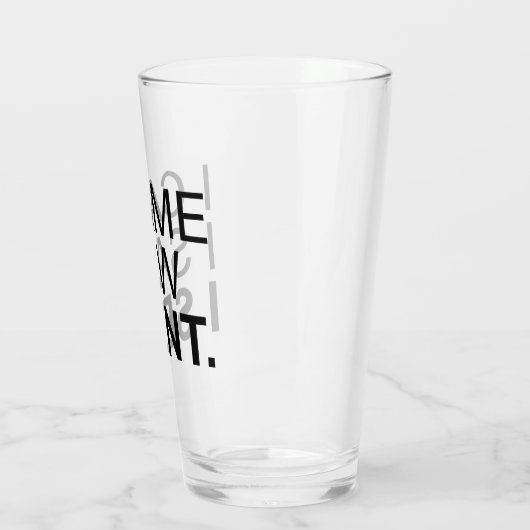 Ik heb gezien dat ik zond glas (Links)