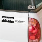 Ik heb Ghosts Cityscape Bumpersticker. Bumpersticker (Op Truck)