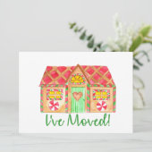 Ik heb Gingerbrood House verplaatst Kaart (Staand voorkant)