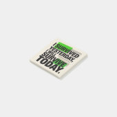 Ik heb gisteren overleefd, ik zal vandaag overleve post-it® notes (Schuin)
