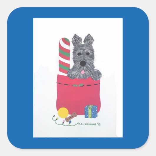 IK HEB GOED GEDAAN! VIERKANTE STICKER (Voorkant)