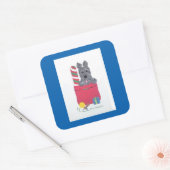 IK HEB GOED GEDAAN! VIERKANTE STICKER (Envelop)