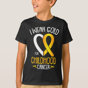 Ik heb Gold Draag voor kinderen die kanker kennen T-shirt