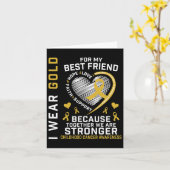 Ik heb Gold Draag voor mijn beste vriendenkring ki Kaart (Gele Bloem)