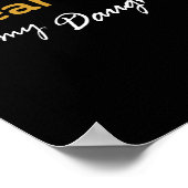 Ik heb Gold Draag voor mijn T-shirt van Dochter -  Poster (Hoek)