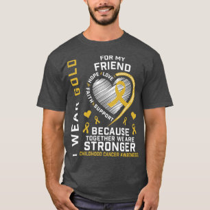 Ik heb Gold Draag voor mijn vriendschappelijke kin T-shirt