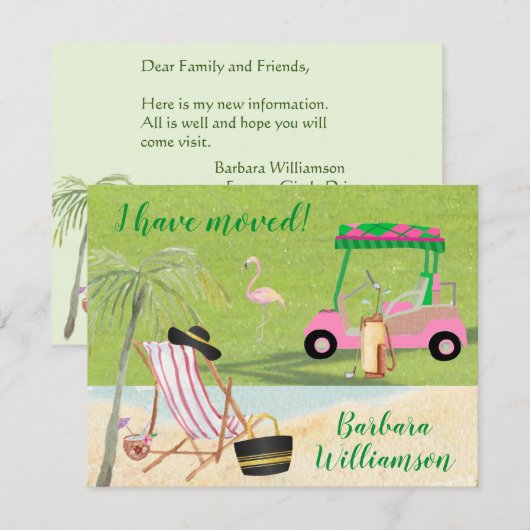 Ik heb Golf Beach Budget FLAT-beweging verplaatst Aankondiging (Voorkant / Achterkant)