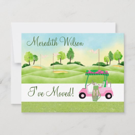 Ik heb Golf Cart Greens Sun Budget Move Aankondiging (Voorkant)