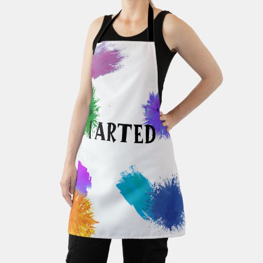 Ik heb grappige schilderkunst gemaakt schort (Insitu)