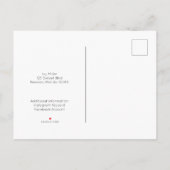 Ik heb Green Scooter Vespa verplaatst Aankondigingskaart (Achterkant)