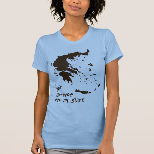 Ik heb Griekenland Grease op mijn Shirt. T-shirt (Voorkant)