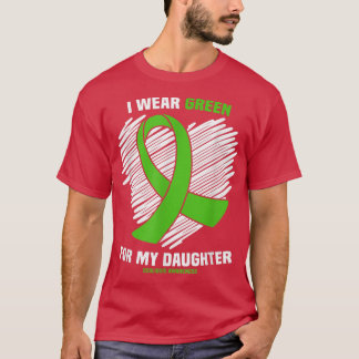 Ik heb groen Draag voor mijn dochter Scoliosis Awa T-shirt