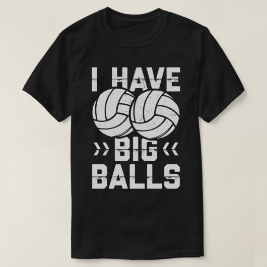Ik heb grote ballen t-shirt (Design voorkant)