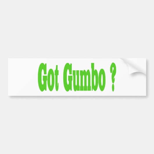 Ik heb Gumbo Sticker (Voorkant)
