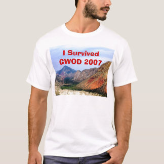 Ik heb GWOD 2007 overleven T-shirt