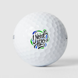 Ik heb H2O-script nodig Golfballen