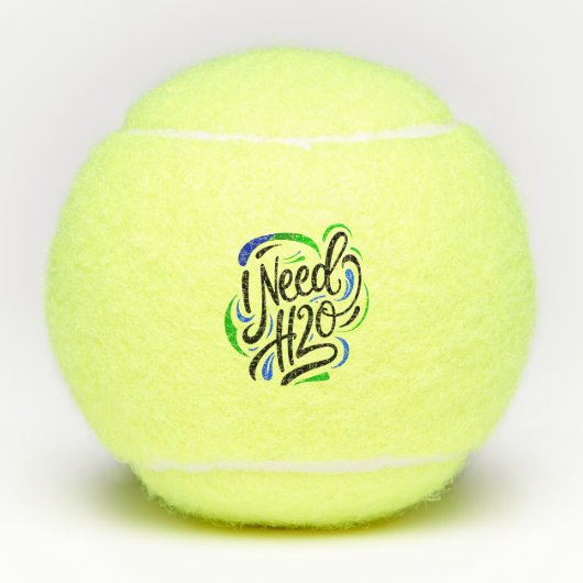 Ik heb H2O-script nodig Tennisballen (Voorkant)