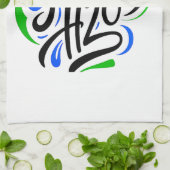 Ik heb H2O-script nodig Theedoek (Gevouwen)