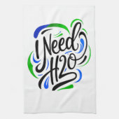 Ik heb H2O-script nodig Theedoek (Verticaal)