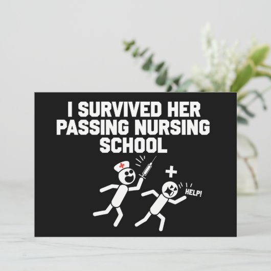 Ik heb haar dood overleefd Verpleegstersschool Ver Kaart (Staand voorkant)