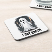 Ik heb Halloween Ghost uitgejouwd Bier Onderzetter (Linkerzijde)