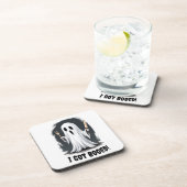 Ik heb Halloween Ghost uitgejouwd Bier Onderzetter (Rechterzijde)