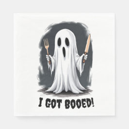 Ik heb Halloween Ghost uitgejouwd Servet