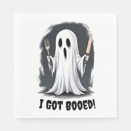 Ik heb Halloween Ghost uitgejouwd Servet (Voorkant)