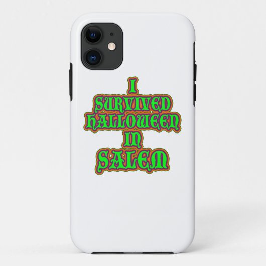 Ik heb Halloween overleefd in Salem Case-Mate iPhone Case (Achterkant)