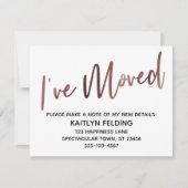 Ik heb handschrift Roos gouden patroon Kaart verpl (Voorkant)