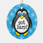Ik heb Harp (Funny) Ornament (Links)