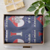 Ik heb hartliefde voor New Waverly Texas Tissuepapier (Geschenk)
