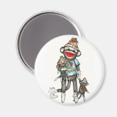 Ik heb hartsokken voor apen magneet (Voorkant / Achterkant)