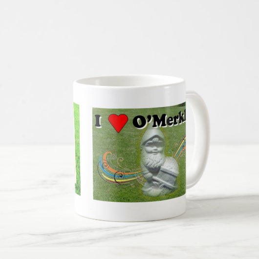 Ik heb hartstochtelijk obama getekend, mok (Voorkant rechts)