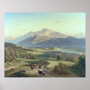 Ik heb hem in Horseback meegenomen met zijn vee in Poster