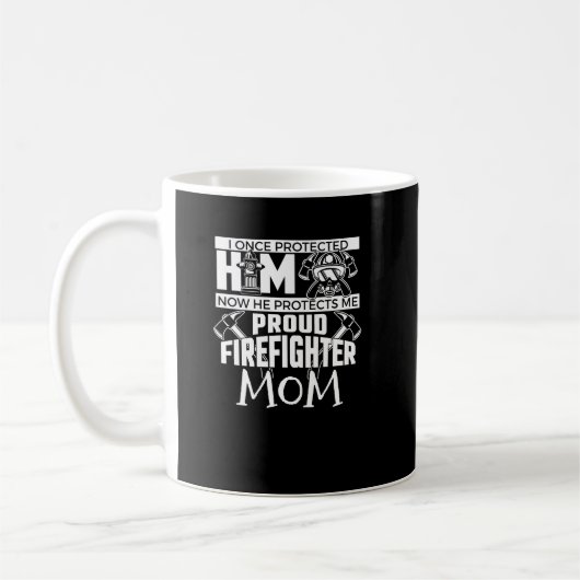 Ik heb hem ooit beschermd als brandweerman. koffiemok (Links)