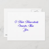 Ik heb Hemorrhoids slimmer dan jij.. Briefkaart (Voorkant / Achterkant)